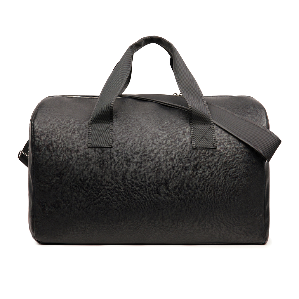 VINGA Bermond Wochenendtasche aus RCS recyceltem PU, schwarz