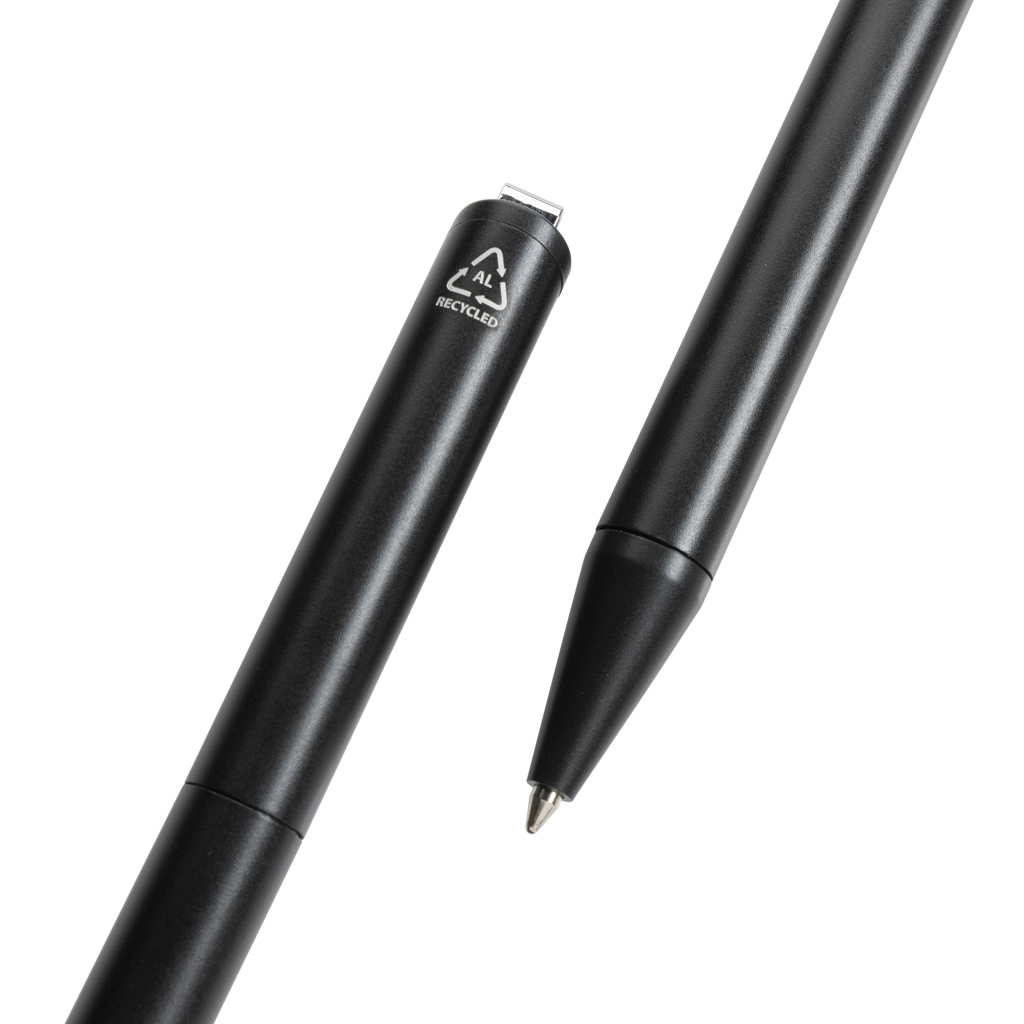 Xavi Stift aus RCS zertifiziert recyceltem Aluminum, schwarz