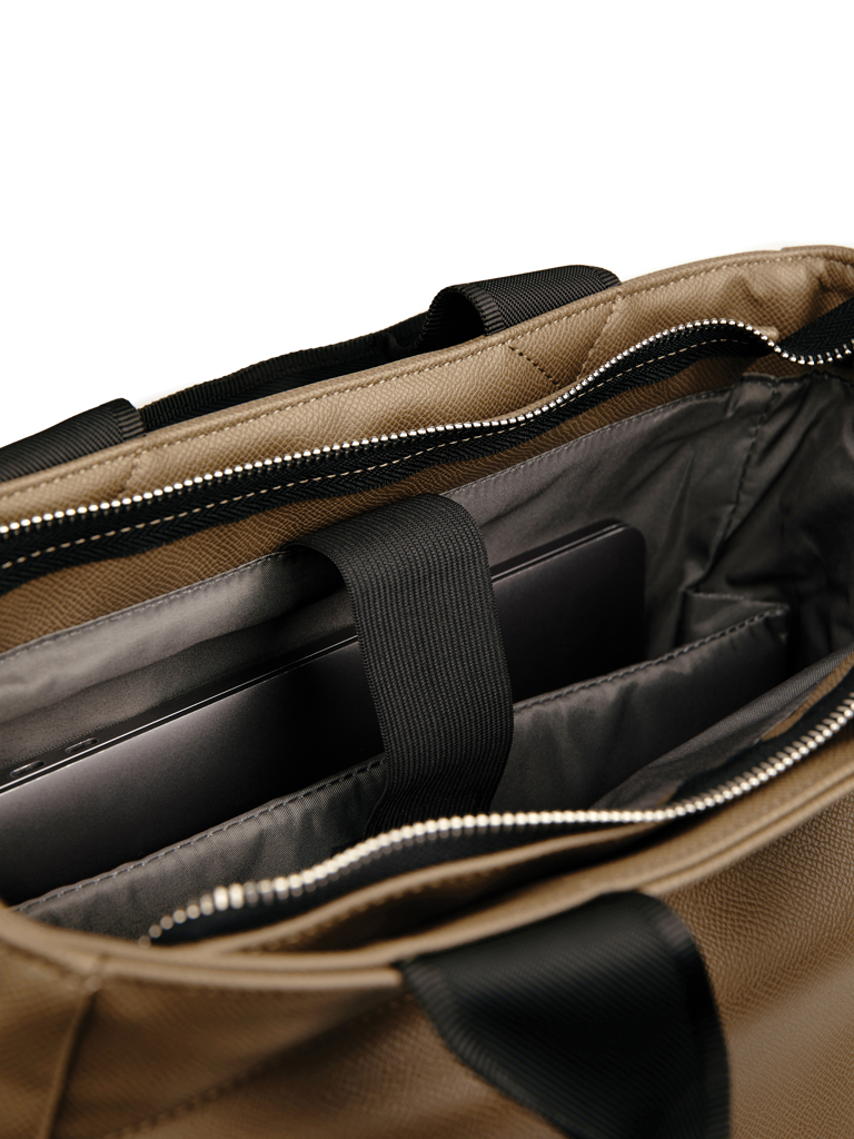 VINGA Bermond Rucksack aus RCS recyceltem PU, braun
