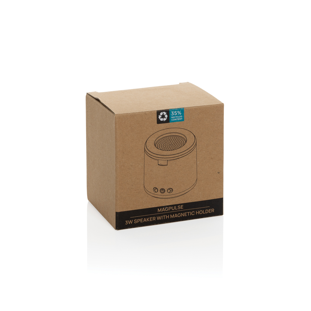 Magpulse 3W Speaker aus RCS rec. Kunststoff, schwarz